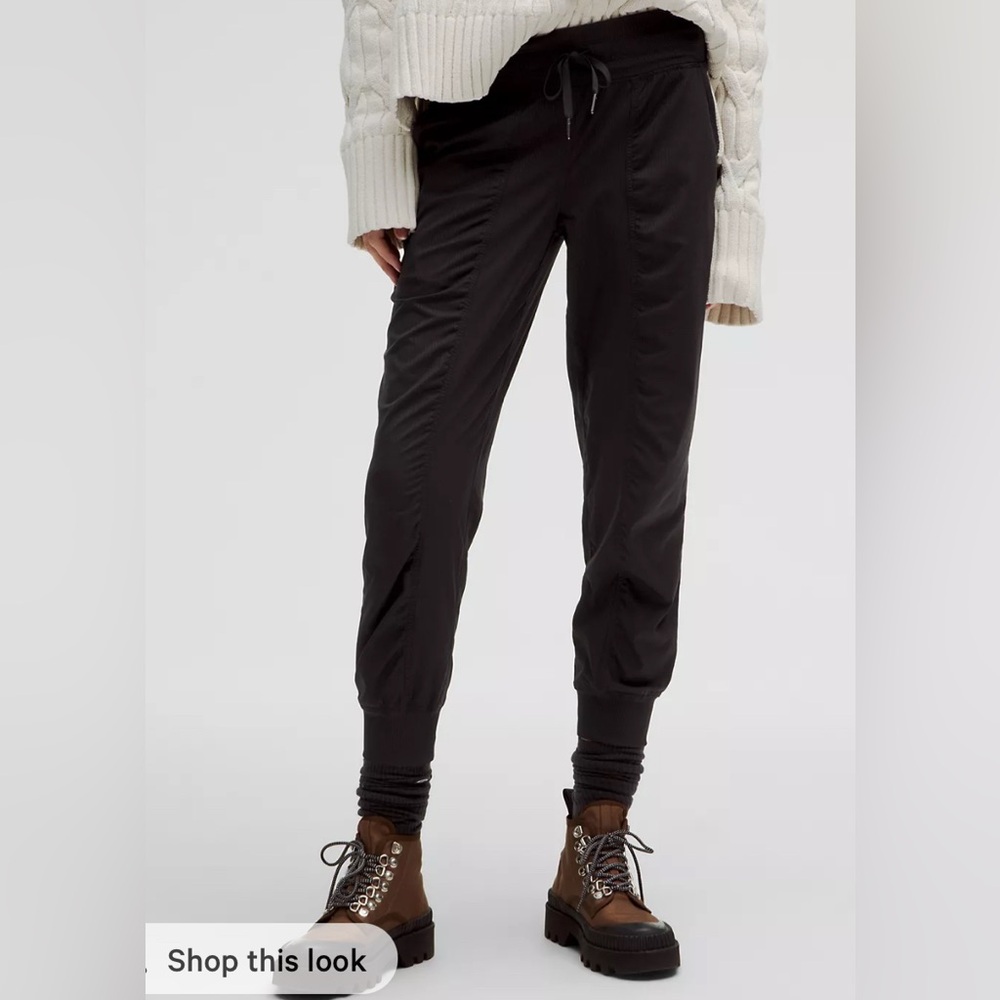 lululemon athletica Black Track Joggers
